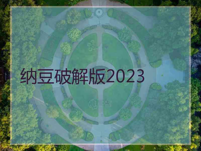 纳豆破解版2023